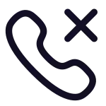 Call Missed SVG Icon